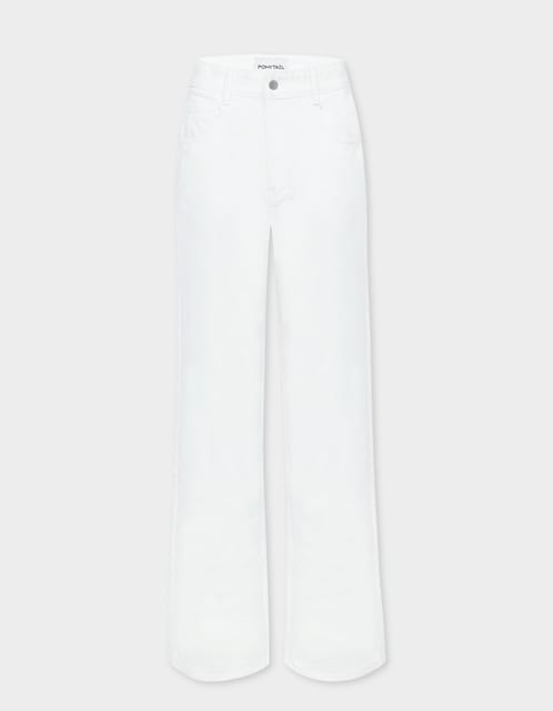 Born BELLA Loose-fit Jeans (White)
