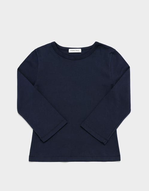 [ M - 7/30(목) 순차 배송 ] Jackie Simple T-shirt (Deep Navy)