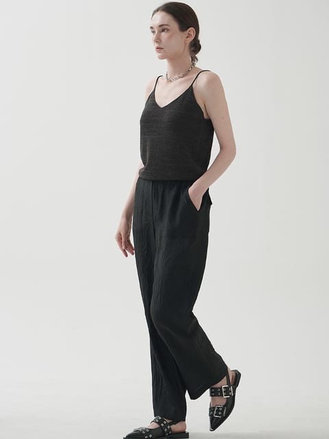 Summer Magic Slim Pants_BLACK