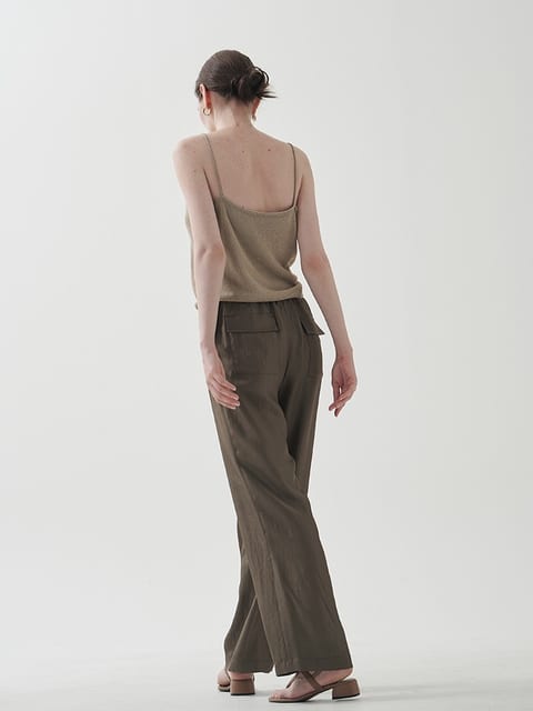 Summer Magic Slim Pants_KHAKI BROWN