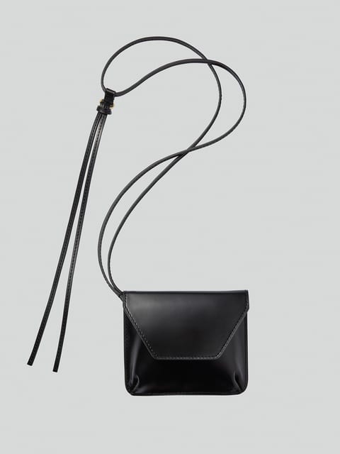 MINI POCKET NECKLACE (BLACK)