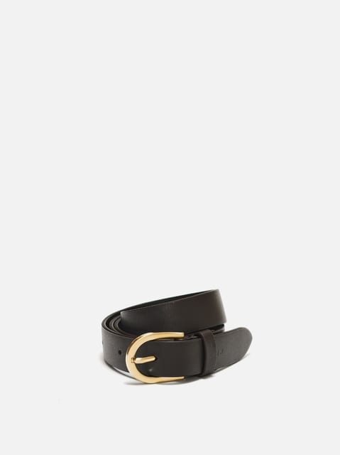 Around belt Umber with Gold buckle