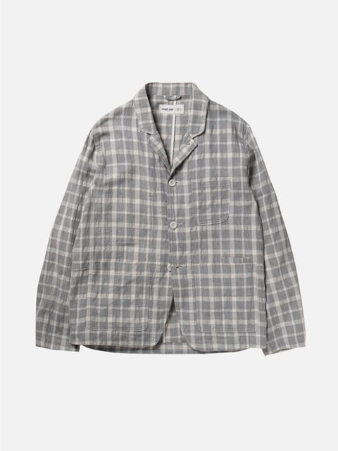 19SS 클럽 재킷 그레이 체크