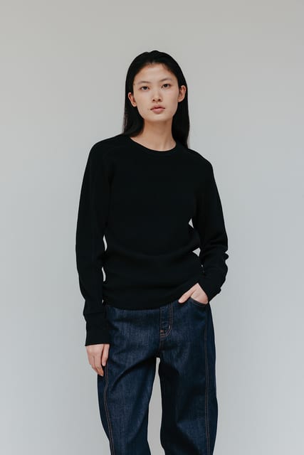 [4TH] Nonfade Indigo Curve Denim_Indigo