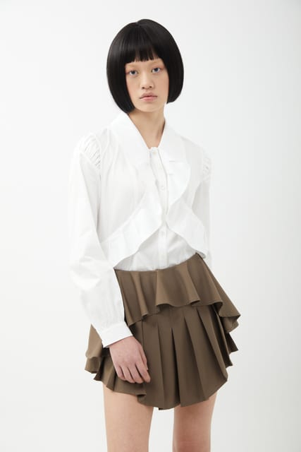SHELL LINE SHIRT (white)