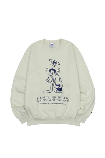 Question Sweatshirt Cream