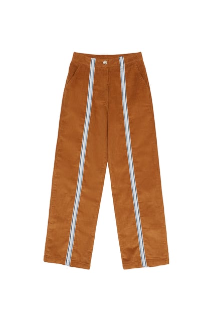 Taped Corduroy Beach Pants Carmel