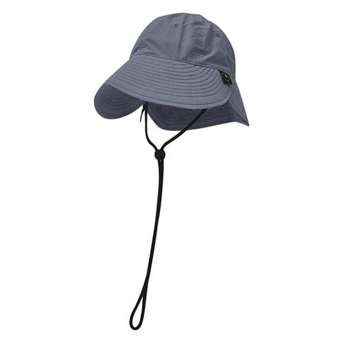 Renylon Flip Water Repellent Wide Bucket Hat - Charcoal