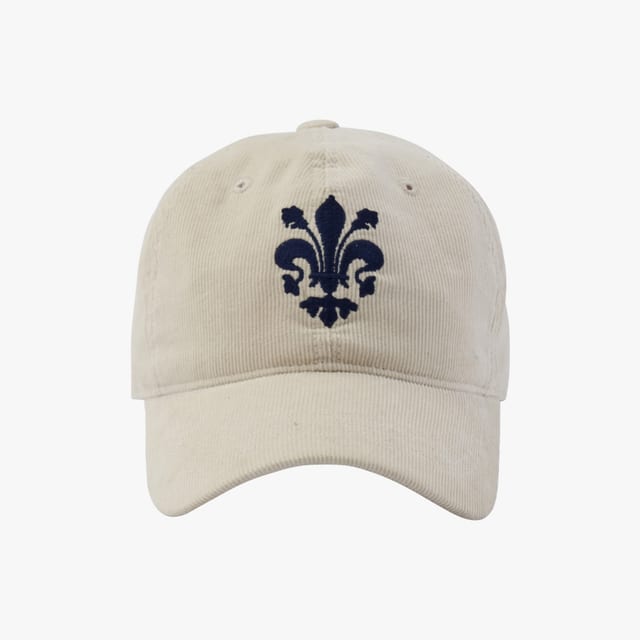 Stranger Emblem Baseball Corduroy Cap (Beige)