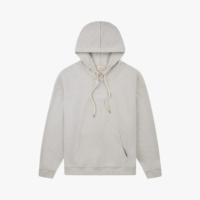 Stranger Relax Fit Logo Hoodie (Oatmeal)