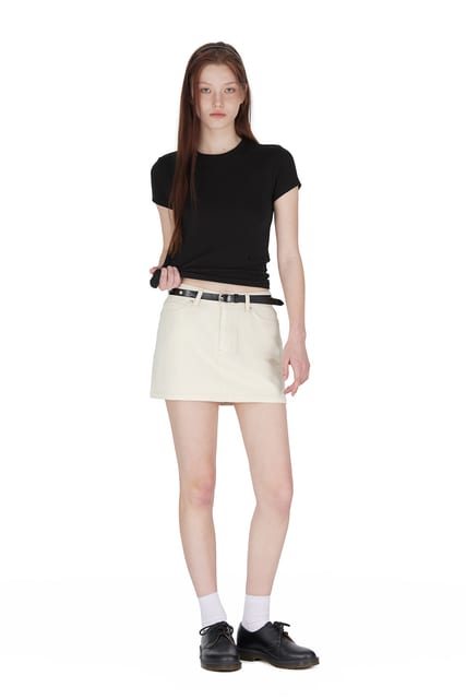 SUNBURN BASIC T-SHIRT, BLACK