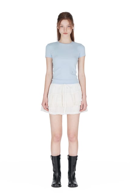 SUNBURN BASIC T-SHIRT, SKYBLUE