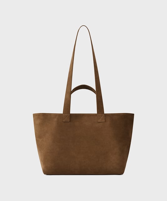 Brick 2way suede bag (Brown)