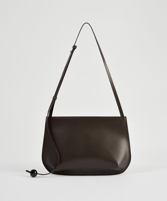 Pebble shoulder bag (Chocolate brown)