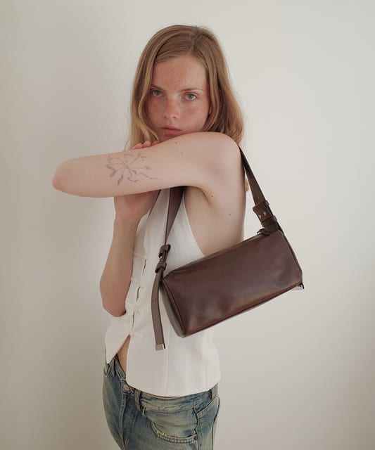 Washed Brick Bag (Brown)