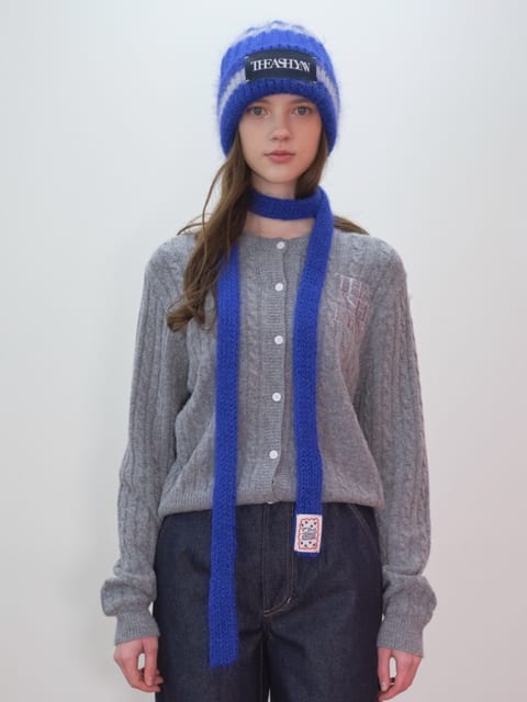 SKINNY ANGORA SCARF (5 COLORS)