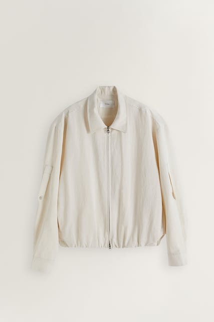 Drift Tencel Shirt Jacket - Lightweight (Cream)