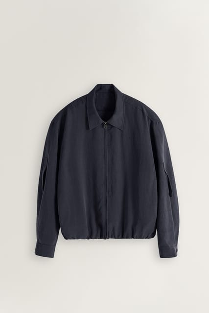 Drift Tencel Shirt Jacket - Lightweight (Peacoat)