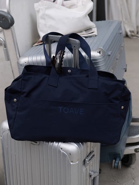 [8/28 예약배송][9차] Airport Nylon Boston Bag (Navy)