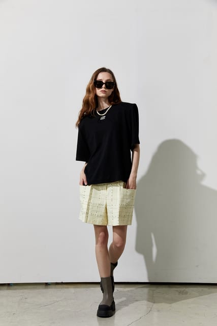 summer tweed pants