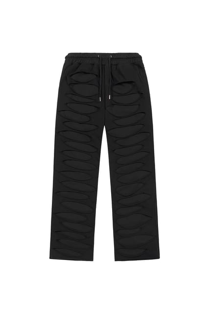 [Runway] Double Layered Cut-out Sweat pants