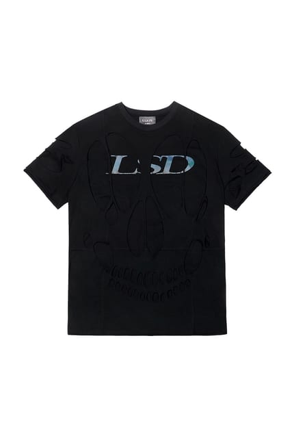 [Runway] Recycle Cotton Skull Cut-out Logo T-shirt