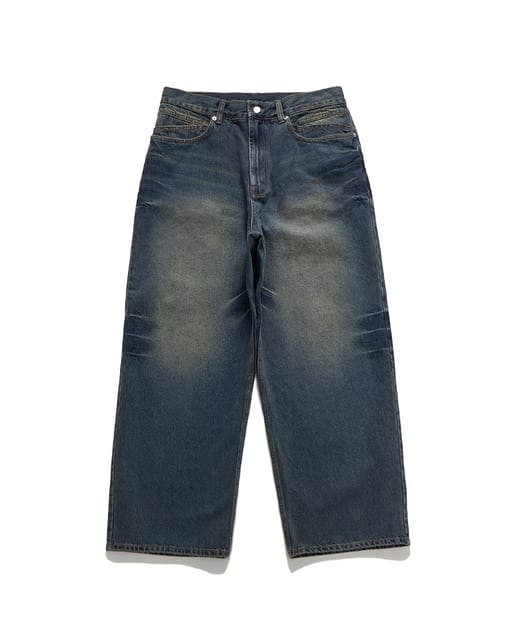 WIDE DENIM / BLUE BEIGE