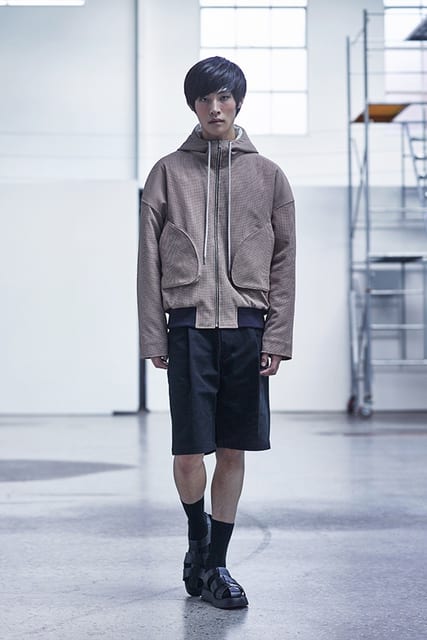 Blouson Hooded Padding Jacket