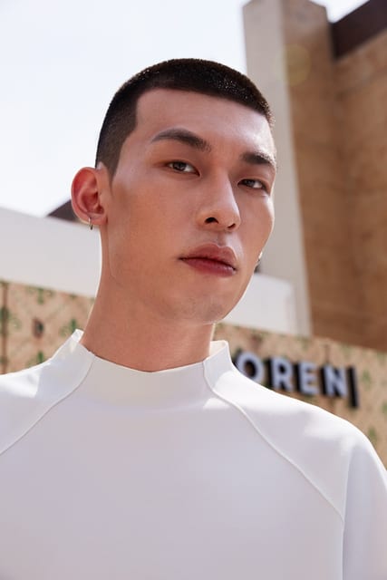 High-Neck Sweat Shirt_White