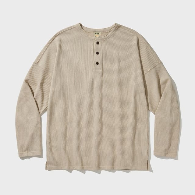 COZY HENLYNECK LONG SLEEVE [Ivory]