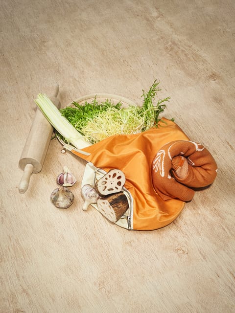 medium day bag_orange/cream