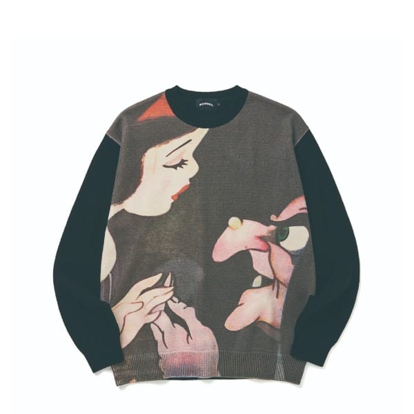 SNOW WHITE KNIT SWEATER