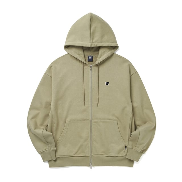 W HOODIE ZIPUP