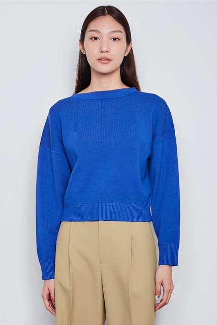 Little Navy Pullover - Blue