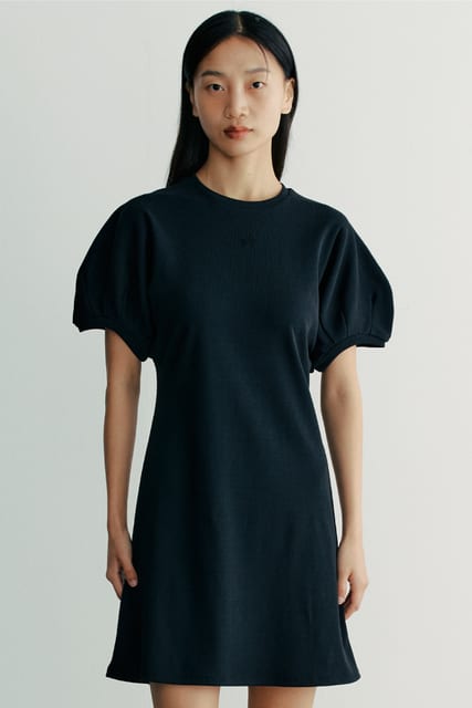 Puff Sleeve Mini Dress
