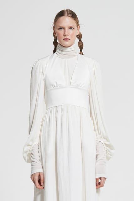 Stretch Bustier Top Ivory WBAFTP007IV