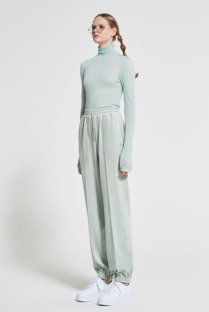 Velour Jogger Pants Mint WBAFPA003MT