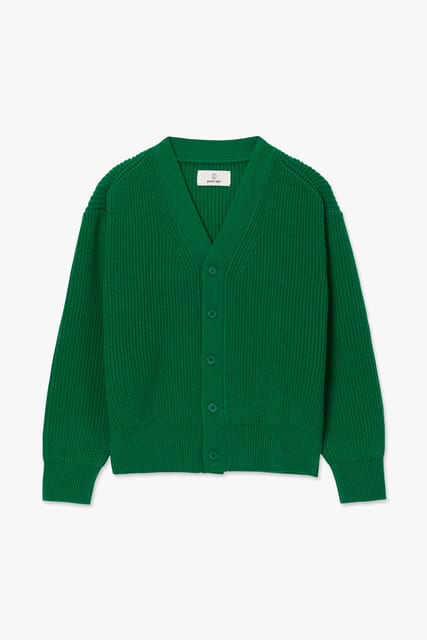 Rover Wool Cardigan 01-2, Green