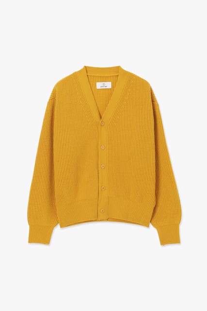 Rover Wool Cardigan 01-2, Mustard