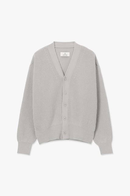 Rover Wool Cardigan 01-2, Warm Grey