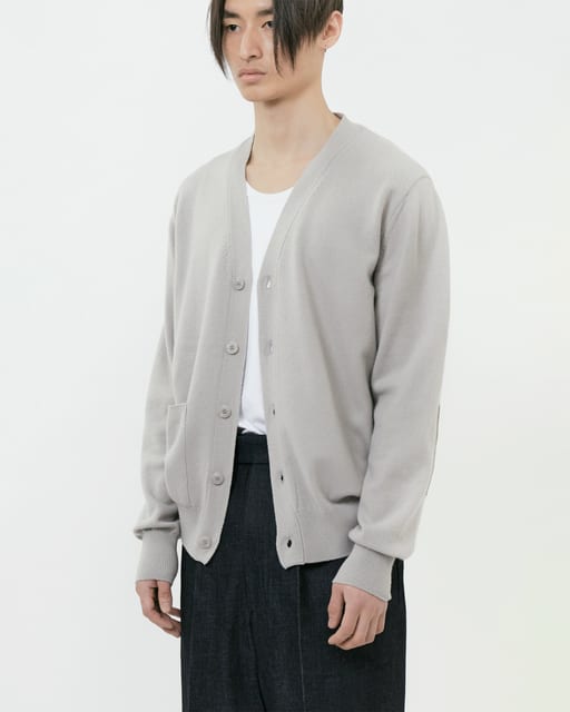 Rover Wool Cardigan 02-2, Warm Gray