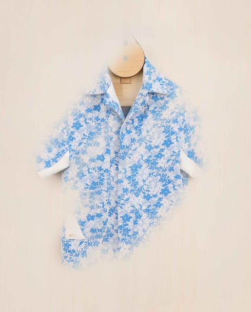 Breaking Waves Collaged Shirts