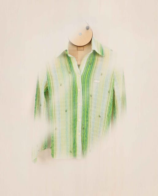 Stems In a Forest Hand-beaded Shirts