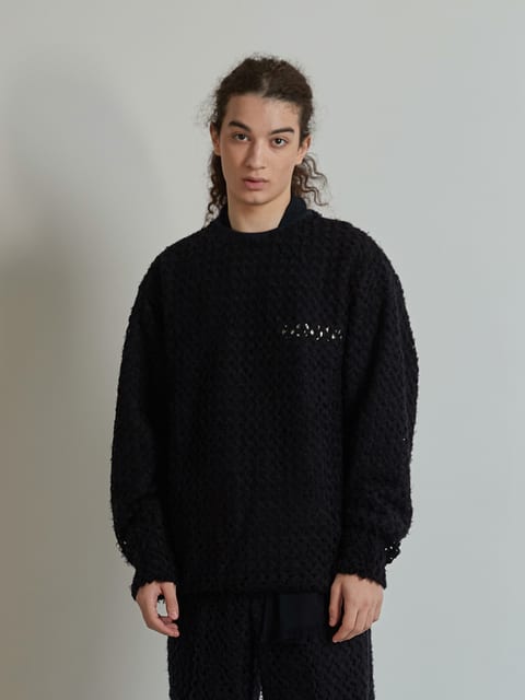 NET SWEATSHIRT (BLACK)