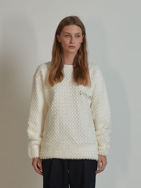 NET SWEATSHIRT (IVORY)