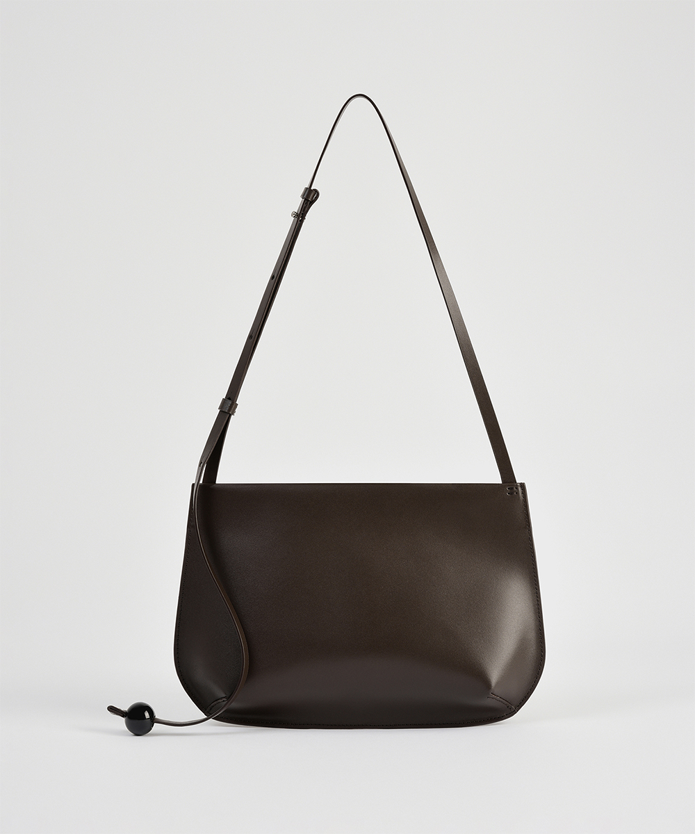 Pebble shoulder bag (Chocolate brown)
