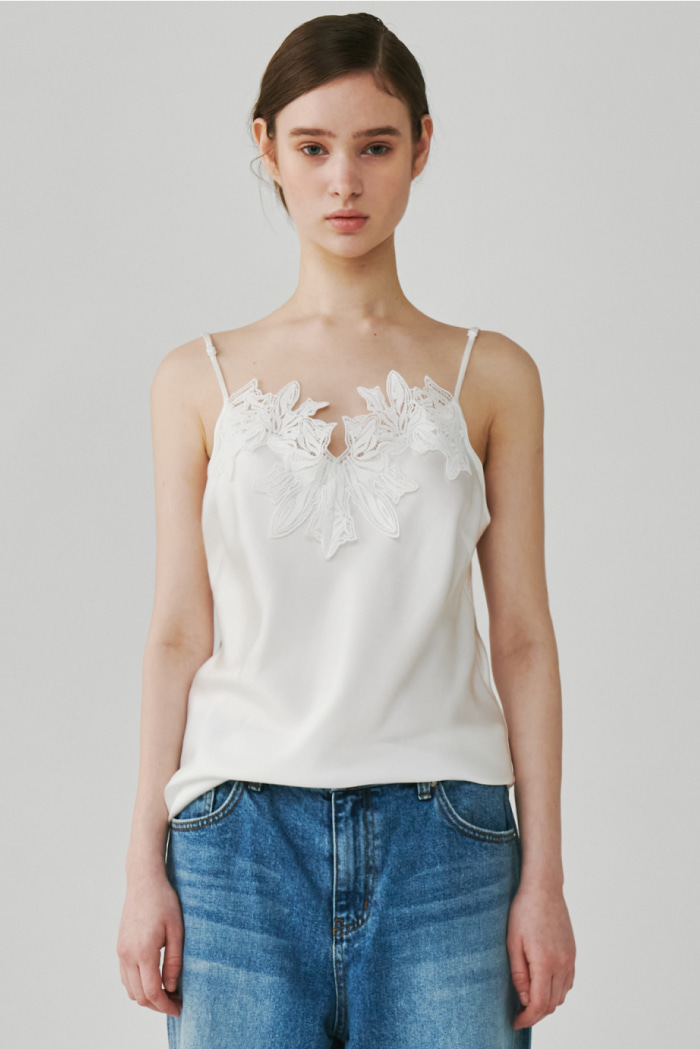 [자사몰 단독] Lace Camisole Top
